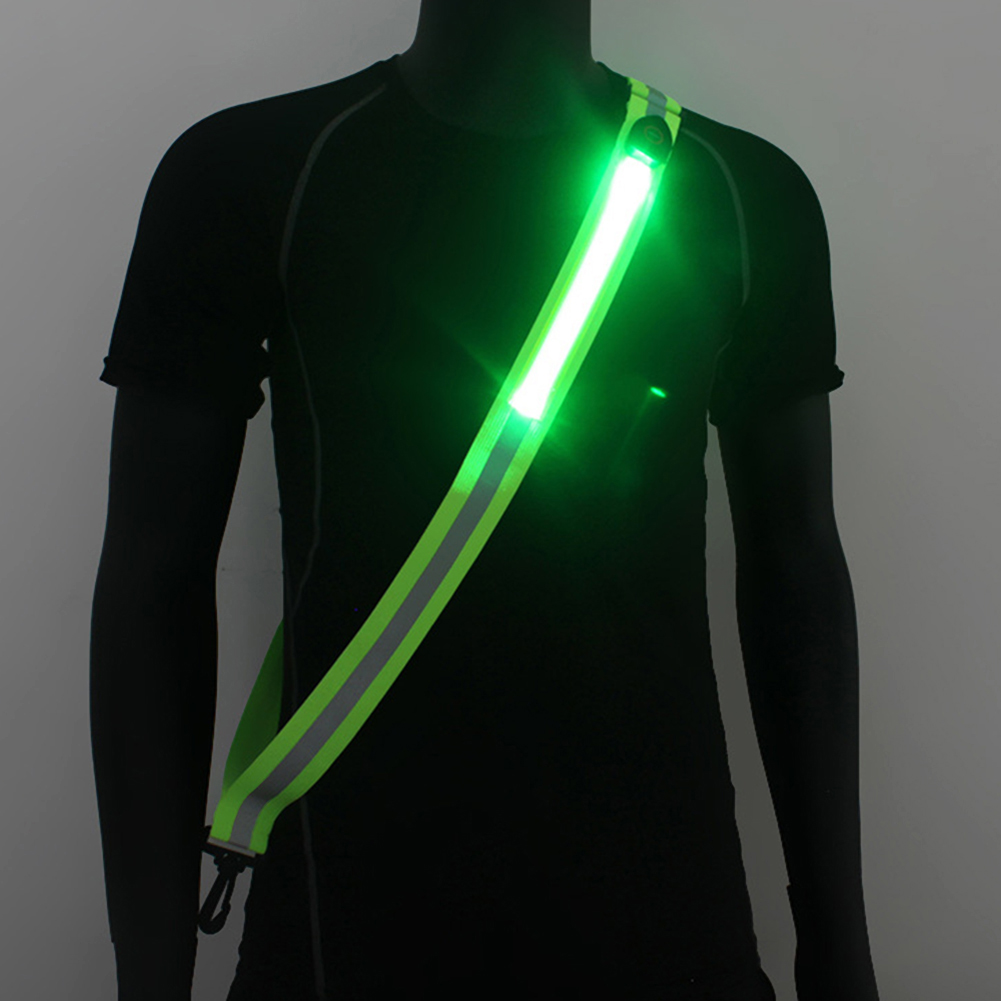 Running Visibility Gear - USB ile Şarj Edilebilen, Yansıtıcı Özellikli